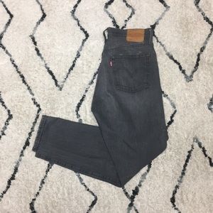 Gray Black 501 Skinny